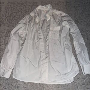 Levi's White Boyfriend Fit Shirt
